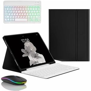 Toetsenbordhoes voor Samsung Galaxy Tab S11 Ultra 14,6"" 2025 (SM-X930/X936B), Magnetisch Afneembaar Draadloos Toetsenbord Met Achtergrondverlichting en Bluetooth-muis,zwart