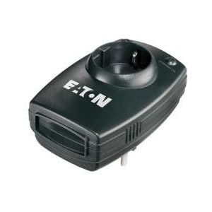 Eaton Protection Box 1 DIN - stekkeradapter met overspanningsbeveiliging (Schuko-aansluiting) - zwart