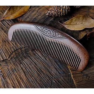 Mannen en vrouwen huishoudelijke dichte tandkam statische kam lang haar massage oude perzikkam 1 stuk (kleur: 16 cm)