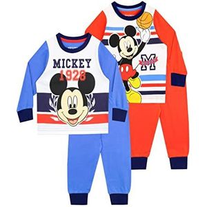 Disney Jongens Pyjama's 2 Pack Mickey Mouse Veelkleurig 98