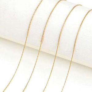 Geen Vervagen 2 Meter Rvs Kettingen voor Sieraden Maken Kabel Kettingen Bevindingen DIY Ketting Armband Accessoires-JC782-G