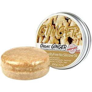 Ginger Shampoo Bars - Natuurlijke Organische Vaste Anti-haarzepen - Voedende Shampoobar Met Gemberingrediënt, Natuurlijke Organische Gembershampoo, Bevordert De Haargroei - Bevordert De Haargroei Sham