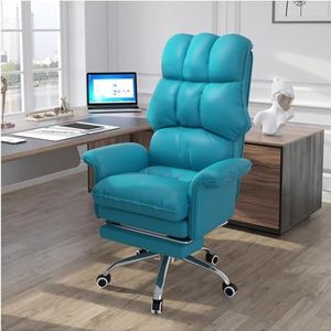 Ergonomische bureaustoel 90-145° verstelbare stoel met armleuning en voetpedaal Bureaustoel In hoogte verstelbare sponsbureaustoelen