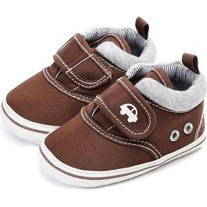 Pasgeboren Baby Jongens Schoenen Pre-Walker Zachte Zool Kinderwagen Schoenen Baby Schoenen Lente/Herfst Canvas Sneakers Bebes Trainers casual Schoenen (Color : Brown624, Size : 12cm)