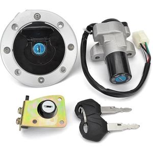 Voor Suzuki GS500 GSF250 GS 250 500 Bandit GSF400 GK7AA GSX400 GK79A Contactslot Brandstoftankdop Stoelvergrendeling Motorfiets Contactslot