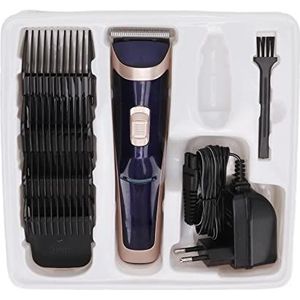 Elektrische tondeuse, uitgelijnde tanden, 4 geleidekammen, stille tondeuse met roestvrijstalen mes voor thuisgebruik