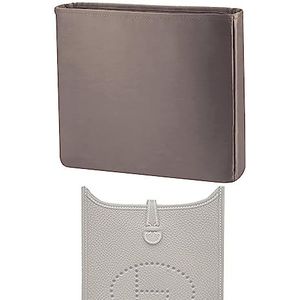 XYJG Silk Bag Organiser Insert Fits Hermes Evelyne TPM/PM/GM/TGM Bags, Luxury Handbag Organiser &Tote Shaper Insert (Evelyne PM, Etoupe Grey)