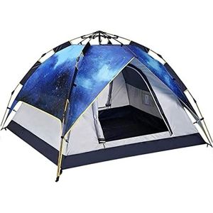 Tent voor Camping Sterrenhemel Hydraulische Tent Automatische Snelle Camping Tent Wind En Regen Outdoor Tent 3-4 Personen Wandeltent Campingtent