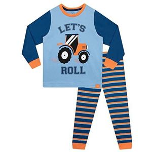 Harry Bear - Jongens Pyjama - Blauw - Tractor - 116