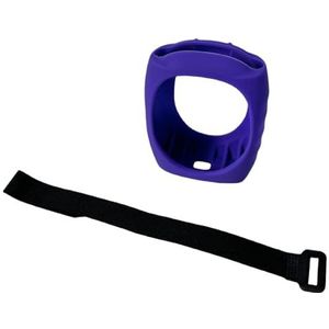 Luidspreker siliconen hoes beschermhoes schokbestendig reizen draagtas voor JBL CLIP5 draagbare BT Bluetooth luidspreker beschermhoes hoes hoes met riem (paars)