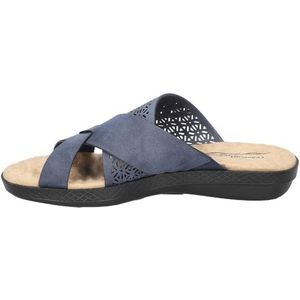 Easy Street COHO Slide Sandaal voor dames, marineblauw, 4 UK Wide