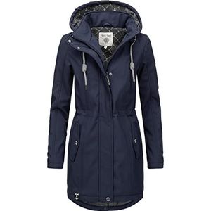 Peak Time Dames Softshell mantel L60013, Navy21, S