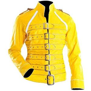 EU Fashions - Freddie Mercury - Jas - Geel - Voor Vrouwen