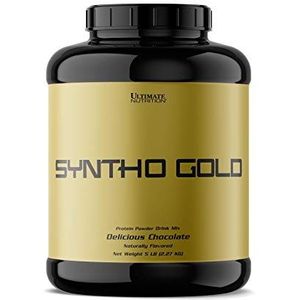 Ultimate Nutrition Syntho Gold Time Release Casein Protein Powder with Milk Egg and Whey Protein Isolate - Up To 6 Hours of Sustained Protein, 65 Servings, Chocolate