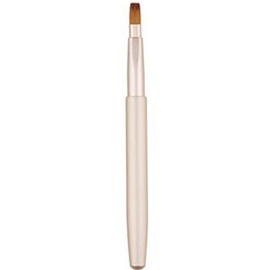 Intrekbare Lippenborstel Met Draagbare Applicator Voor Lippenstift Lipgloss Professionele Synthetische Haren Make-up Tool