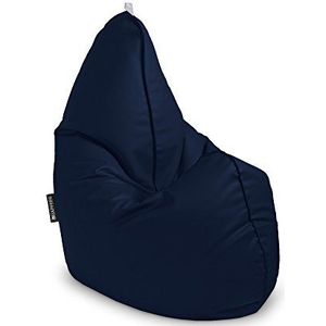 HAPPERS Zitzak Relax Marineblauw XXL Zacht en Comfortabel, Bean bag in Kunstleer/Skai