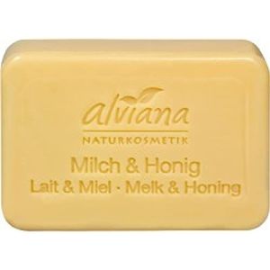 Alviana Natuurlijke cosmetica plantaardige olie zeep melk & honing 100 g