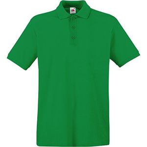 Fruit of the Loom Heren poloshirt SS035M S, Kelly Green, Kelly Green, S