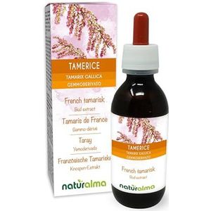 Franse tamarisk (Tamarix gallica) Alcoholvrij extract van verse knoppen Naturalma - Vloeibaar extract druppels 120 ml - Voedingssupplement - Veganistisch
