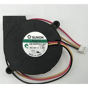 Cooling Fan 5015 5cm GB1205PHV1-8AY 12V 1.2W 3-wire 3pin turbo fan
