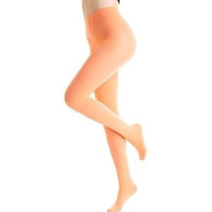 Gi&Gi Ondoorzichtige damespanty 80 Den, dameskousen panty Comfort Total Soft Touch N, 1293, Oranje KORALLE, L/XL
