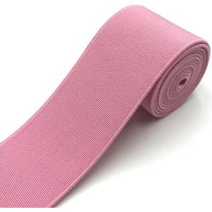 meter 40 mm elastische banden voor broeken taille rubberen band stretch singels tapes riem DIY ondergoed kleding naaien accessoires-helder roze-40mm
