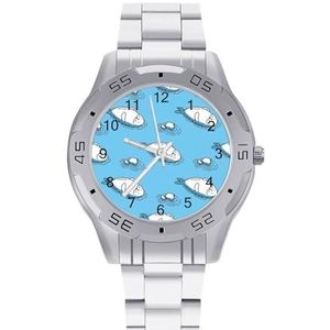 Seal Swim Mannen Zakelijke Horloges Legering Analoge Quartz Horloge Mode Horloges