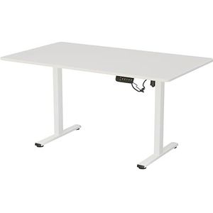 Vestland - Zit-Sta Bureau - Elektrisch - Hoogte Verstelbaar - Wit - 140 x 80 CM