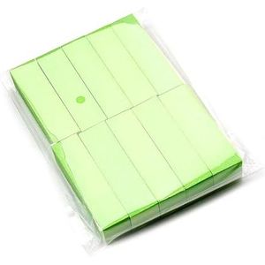 schuurgereedschap sponsblok, 20/10 stuks blokken schuurvijlen spons dubbelzijdige manicure tools sets(Green,10 Pcs)