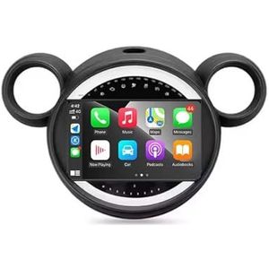 Android autoradio voor BMW Mini R56 R60 2010-2016, 9 inch touchscreen autoradio Autoaccessoires met GPS Bluetooth FM RDS HiFi WiFi(F5 6+128G)