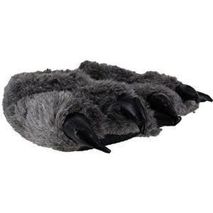 Heren klauw monster voeten 3D comfortabele nieuwigheid grappige geschenk slippers, Grijs, 46/47 EU