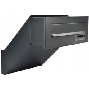 Muurdoorworp - Inbouwbrievenbus - Antraciet Grijs - RAL 7016