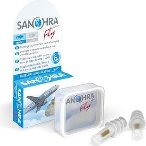 Sanohra - Fly - Oordoppen - Voor Volwassenen - Gepatenteerd Filter Tegen Oorpijn Tijdens Het Vliegen