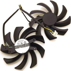 2 stuks PLD09210S12HH 12V 0.40A 86mm voor GALAXY GTX760 grafische kaart koelventilator 4-pins