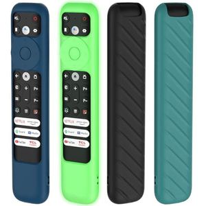 Voor TCL RC902 Afstandsbediening Siliconen Case Cover Sleeve Beschermende Shockproof Voor TCL RC902 Afstandsbediening (Fluorescerend Groen)
