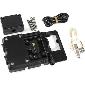 Motorfiets GBS Navigatie Beugel Voor Tijger 1200 Gt Voor Explorer 2022 Accessoires Draadloze Usb Mobiele Telefoon Lading Houder Gps-navigatie Beugel(USB charging)