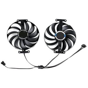 95MM T129215SU Koelventilator voor ASUS Dual voor GeForce RTX 3060 3070 Ti V2 OC Edition 8GB Videokaartventilator FDC10U12S9-C CF1010U12S(Black 2-Fan CF)