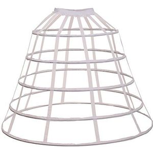 GRACEART Hoepelrok, jurk, crinoline, petticoat, uitstaande onderrok, kooi