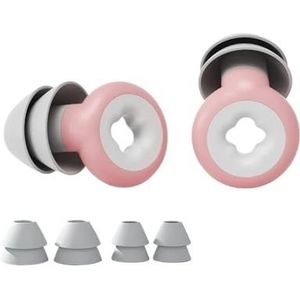 1 paar oordopjes voor slaap ruisonderdrukking zwemmen oordopjes waterdichte bescherming tapones para Dormir oordopjes (roze set)