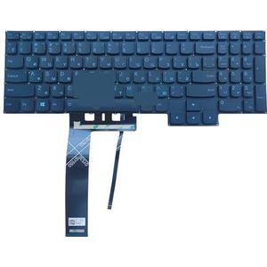 US RU Engels Russisch Verlicht toetsenbord voor Lenovo voor Ideapad voor Gaming 3-15IMH05 81y4 3-15arh05 5CB0Y99500 Blauwe laptoptoetsenborden(RU backlit Blue)