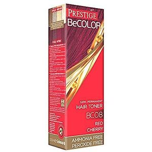 Semi-permanente haartoner Kleur BC08 Kersenrood, Geen Ammoniak Geen Peroxide van BeColor