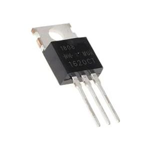 10 stuks/partij MUR1620CT MBR1620CTR MUR1640CT MBR1640CTR buisaanpassing diode met snel herstel TO-220(MUR1620CT)