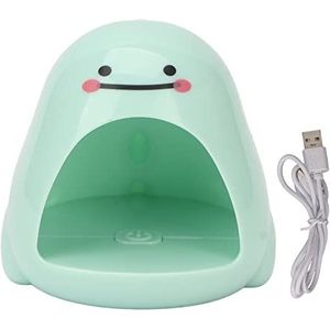 nagellamp, Mini LED-lamplicht, snel uithardend USB Professioneel 4 stuks Lampchips Nagellak Uithardingslamp for nagels Innovatieve nagelkunst(Green)