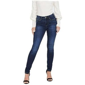 ONLY Jeans dames Onlwauw Mid Sk Dnm Bj581 Noos , donkerblauw (dark blue denim) , L / 30L