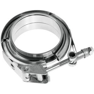 1 stuk auto snelspanklem 1""-5"" turbo-uitlaatpijp V-bandklem mannelijke vrouwelijke flens V-klemset(4.5inch)