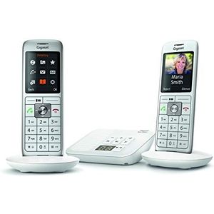 Gigaset CL660A Duo draadloze telefoon met antwoordapparaat, 2 handsets, wit