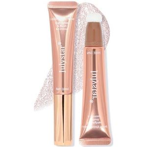 INTEROOKIE Vloeibare Blush Stick, Hoogglans Flash Matte Finish, Parelmoerglans (01#*10ML)