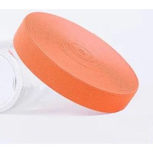 40 meter 20/25 mm elasticiteit elastische band voor ondergoed broek beha rubberen kleding verstelbare zachte tailleband naaiaccessoires-oranje rood-20mm 40meter