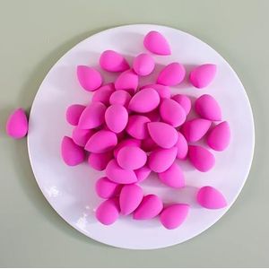 50 stuks Mini Beauty Egg Makeup Blender Zachte kleine make-upspons Cosmetische bladerdeeg for make-up concealer Vloeibare foundation schoonheidstools (Color : Rose)