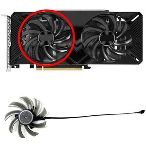 Koelventilator 87 mm 4-pins GA91S2U voor AINWARD voor GeForce RTX2060 2060S 2070 GTX1660 1660ti 1660S Ghost/Storm grafische kaartventilatoren(B)